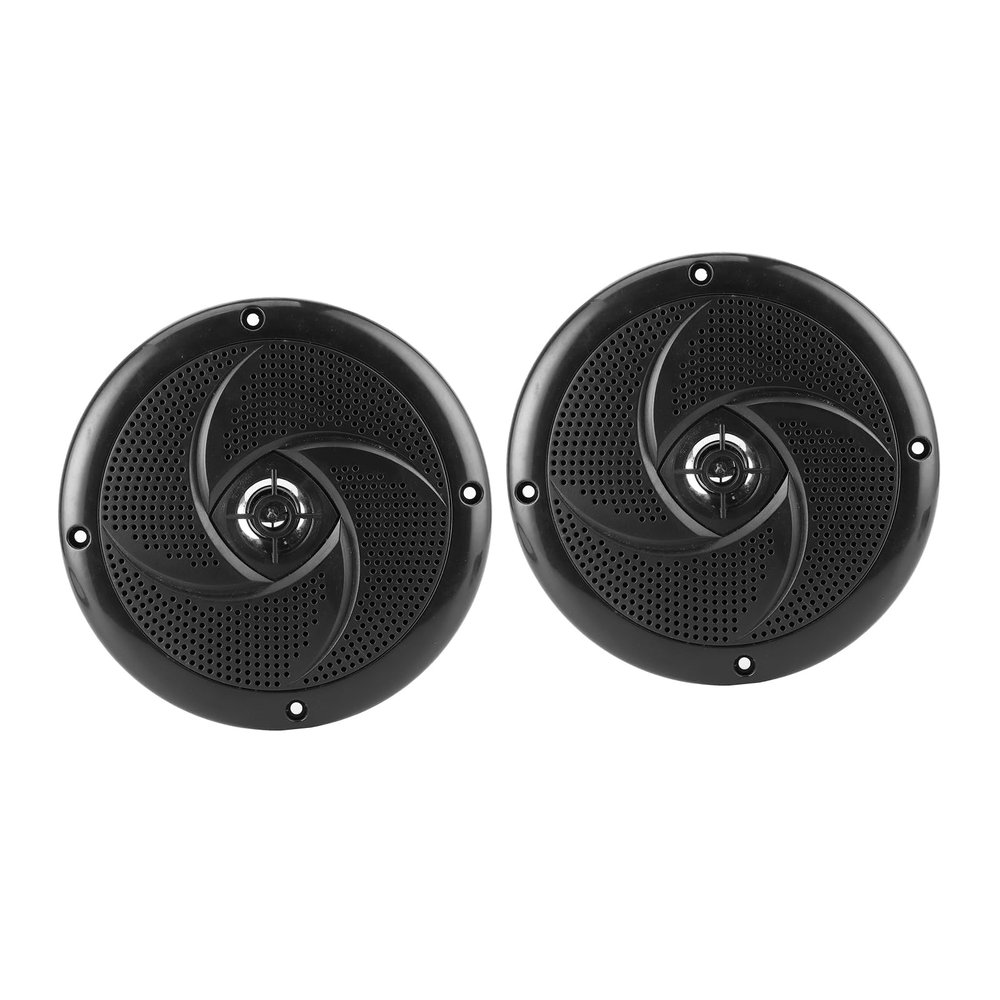 Jauarta Marine Boat Speakers, Ultra Thin Dual Audio System with Wide Sound Coverage, for Car Speedboat Yacht Ship Motorboat