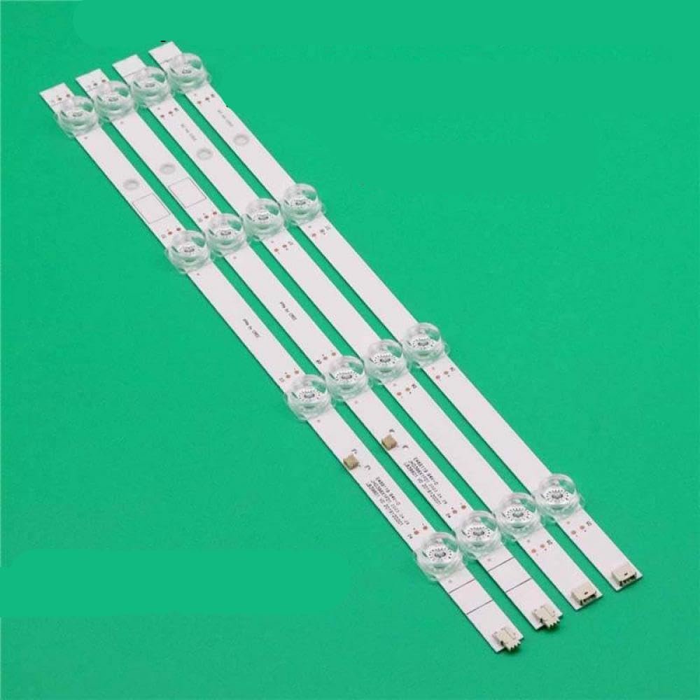 WKCHYVLO LED Backlight Strips for TV Compatible with Array Light Bars JHD396X1F01 LB39601 V0 CRH-BX40X1303008029CAREV1. 0 Kits SVH396A03 Array(4Pcs-1Set)