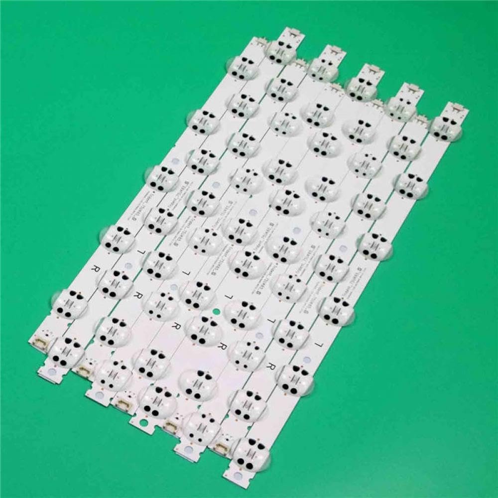 WKCHYVLO LED Backlight Strips Compatible with 75UK6190 75UK6200 75UK6500 75UK6520 75UK6570 75inch TVs 10Pcs(10Pcs-1Set)