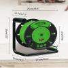 WILAWELS Extension Cord Storage Reel with 4-Grounded Outlets and 30 Ft Retractable Extension Cord Reel Bundle, for Garage and Shop J95CR06-Y30ACR06 view 4