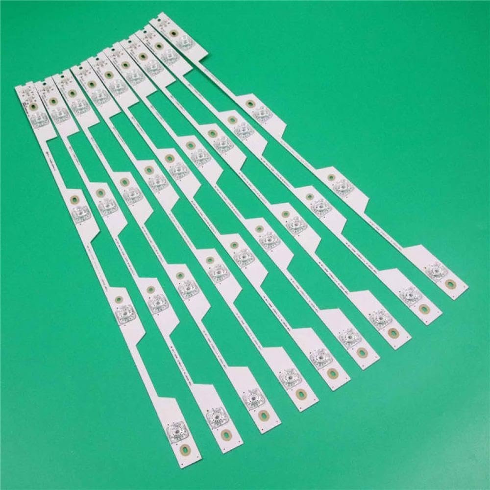 WKCHYVLO 9PCS LED Backlight Strips Compatible with TMT_55P1_8X4+1X4_3030C_L_2S1PX2 and TMT_55P1_8X4+1X4_2121C_L/R_V2(90Pcs-10Set)