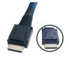 ABKMXZKD PCIe 4.0 X4 GEN4 for SAS4 Oculink Cable SFF-8611 Braided Soft Extender Cord GPU SSD OCuLink 4X Silver-Plated Wire 24Gbps(10cm) view 2
