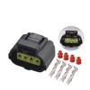 1/5/10/20/50 Sets 4 Pin Automotive Water Proof Electrical Black Female Connector for 90980-10711/184046-1/DJ70417Y-1.8-21(1 Set 4p Female) view 3