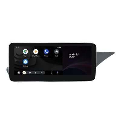 10.25 Android Screen CarPlay for Mercedes W212 V212 E-Class NTG4.5/4.7 Android Auto Full (Split) Screen Mirroring App Netflix YouTube Spotify Wi-Fi Navigation Google Maps Vehicle Cameras (64GB)