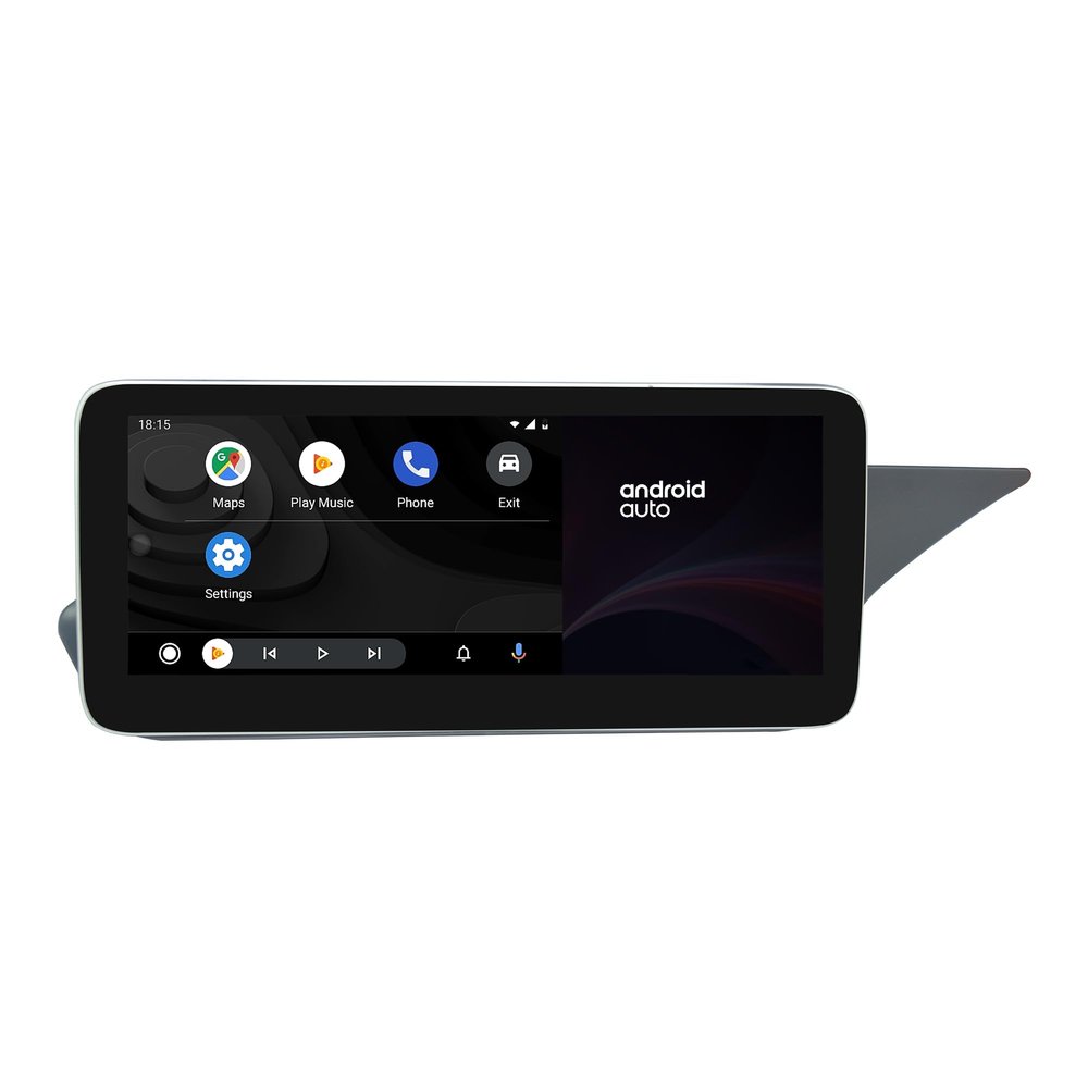 10.25 Android Screen CarPlay for Mercedes W212 V212 E-Class NTG4.5/4.7 Android Auto Full (Split) Screen Mirroring App Netflix YouTube Spotify Wi-Fi Navigation Google Maps Vehicle Cameras (64GB)