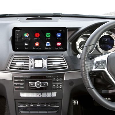 10.25" Android Touch Screen for Mercedes W212 V212 E-Class NTG4.5/4.7-128GB, Wireless CarPlay/Android Auto, Full/Split Screen, Wi-Fi, Google Maps, Netflix, Vehicle Camera