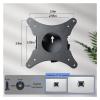 Monitor Parts Arm Mount VESA Bracket AdapterCompatible for SamsungQLED CH711 Curved Monitor 27" C27H711QEN LC27H711QENXZA LC32H711QENXZA view 4