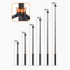Asixxsix Foldable Tripod, Aluminum Alloy Portable Selfie Stick Phone Tripod Stand with 7 Height Adjustments up to 167cm, 360 Ball Head, for Photography view 4