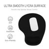 AKAISOED Custom Photo Mouse Pad with Wrist Support Personalized Ergonomic Mousepads with Wrist Rest Personalized Anti-Slip Rubber Base, Pureblack-Rubber Base view 2