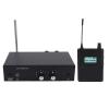 Matybobe Professional Wireless IEM System with Transmitter and Receiver and 36 Frequencies for Singers, Guitarists, Keyboardists, Drums, and More, LCD Display and 50m Indoor, 100m (US Plug) view 4