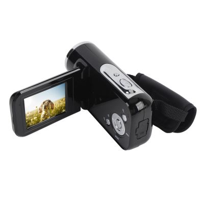 ASHATA Handheld Video Camcorder, 1080P 16MP Camera 16x Digital Zoom Video Camera with 2 Inch Color Screen Zoom Anti Shake DV Camcorder, for Travel Campus Growth Record (Black)
