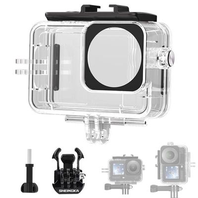 Honlyn Waterproof Case for DJI Osmo Action 6,Underwater Dive Case Horizontal Vertical Protection Housing Shell