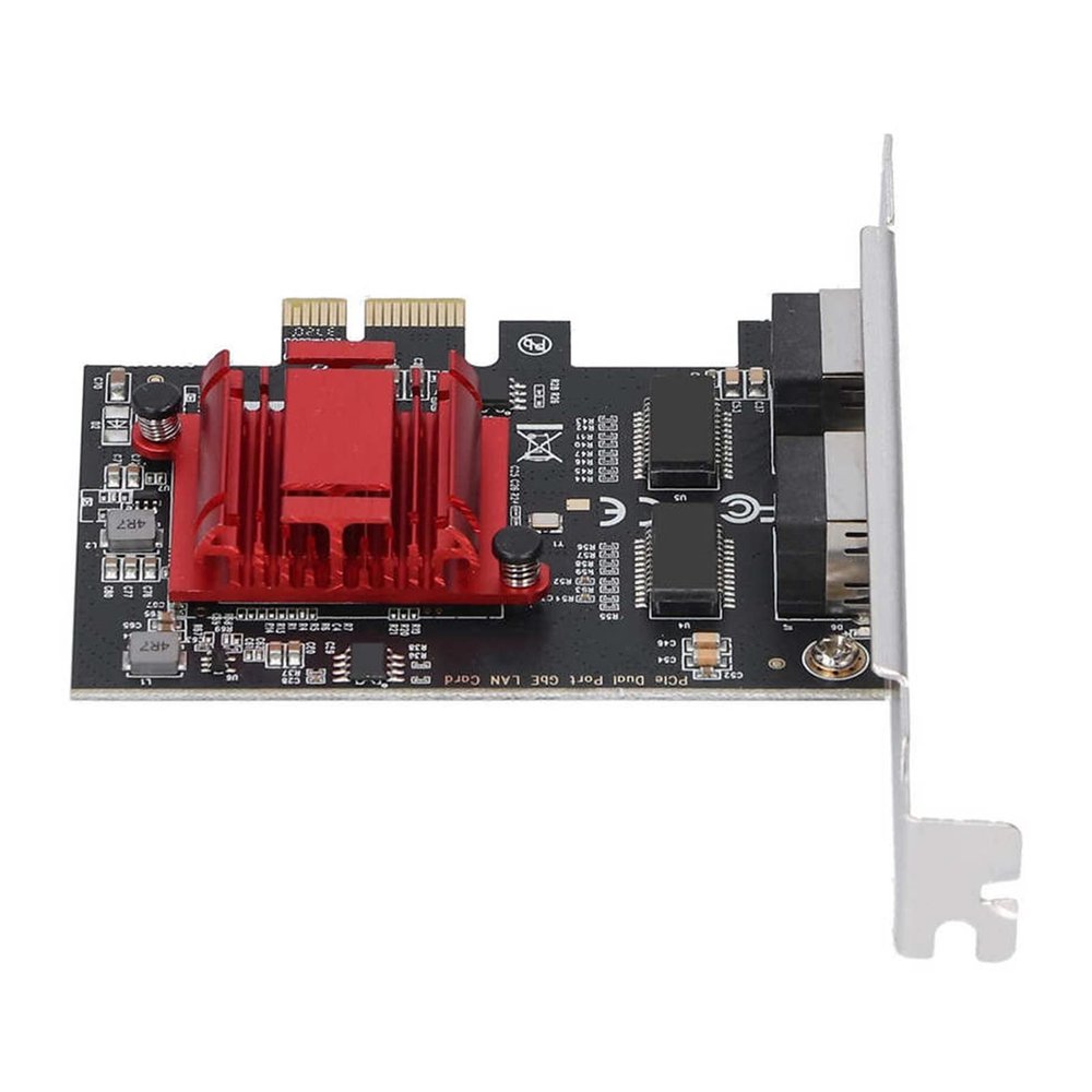Port Server Gigabit Ethernet Card Computer Adapter Controller Accessories TXA094 PCI-E 82576 T2