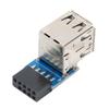 ADDn Card 2 Port 9PIN Female to .0 Connector Reader PC Motherboard Expansion Adapter Computer Accessories view 1