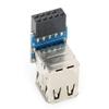 ADDn Card 2 Port 9PIN Female to .0 Connector Reader PC Motherboard Expansion Adapter Computer Accessories view 4