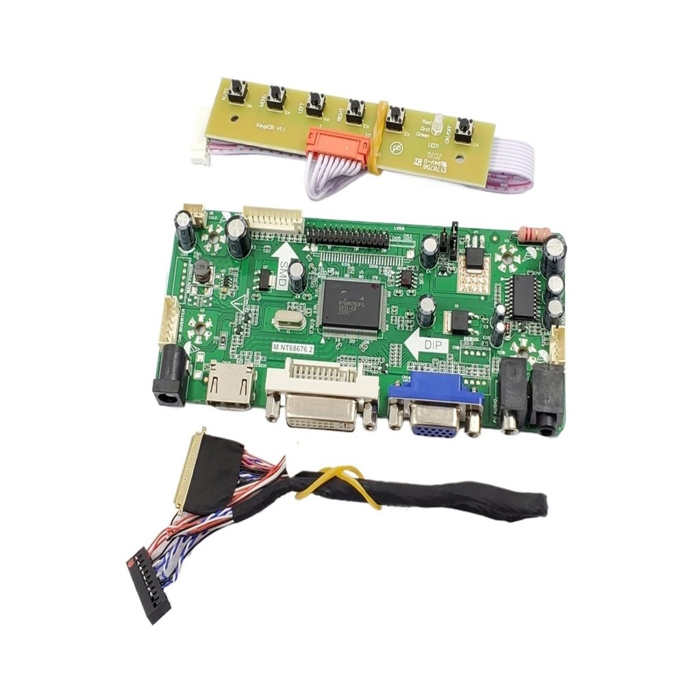 Compatible ForB140XW01 Controller Board HDMI-compatible DVI VGA Audio Driver Kit 14/15.6" Display 1366X768 LVDS 1ch 6-bit 40 Pin LCD Panel(B140XW01 V6)