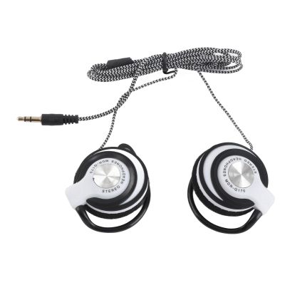 Aoresac Wired Ear Hook Gaming Headset with Powerful Bass, Lightweight Design, Shocking Sound, Comfortable Ear Pads for Smartphone Tablet PC Laptop Desktop (White)