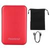 2.5in SATA to USB 3.0 Hard Drive Enclosure, Portable External Hard Disk Box for Laptop Desktop, USB 3.0 SSD Enclosure with Data Cable Storage Bag, Fast 5Gbps Transfer Speed for PC (Red) view 1
