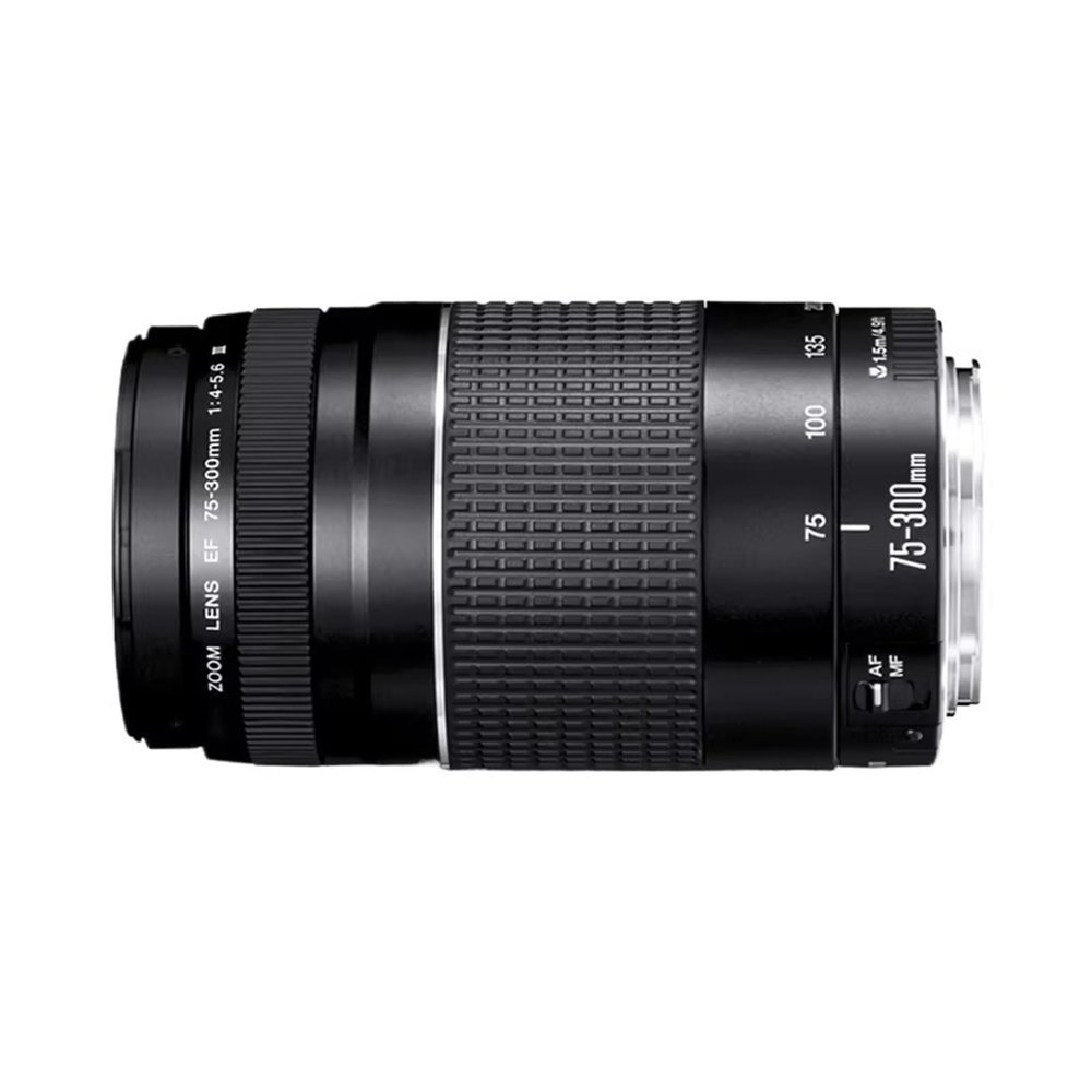Compatible for Canon EF 100D 200D 750D 760D 77D 1200D 1300D 1500D 800D 75-300mm f/4-5.6 III Telephoto Zoom Lens for SLR Cameras(Yes Packaging New)