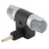 SUNGOOYUE Mini Stereo Microphone, Black ABS, Dual Channel Recording, 3.5mm Gold Plated LShape Plug, Lightweight 11g, for Mobile Phones, Tablets, Laptops (4 Poles) view 4
