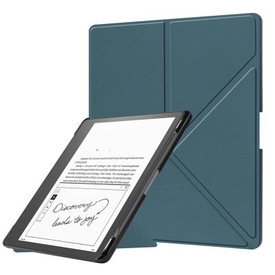 Bewinner E Reader Case for Scribe 2022 2024, Foldable 10.2 Inch E Book Reader Stand Cover with Auto Sleep Wake and Pen Slot, Slim & Lightweight Protective Case (Dark Green)