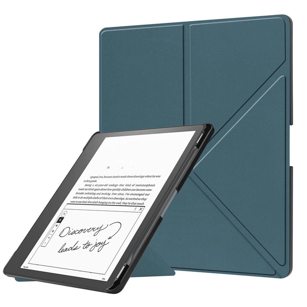 Bewinner E Reader Case for Scribe 2022 2024, Foldable 10.2 Inch E Book Reader Stand Cover with Auto Sleep Wake and Pen Slot, Slim & Lightweight Protective Case (Dark Green)