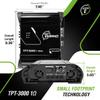 Timpano TPT-3000 1 Ohm Compact Amplifier 3000 Watts, 1 Channel, Full Range Amp Class D for Car Speakers, Loudspeakers, Drivers and Tweeters on Car Audio Systems view 3