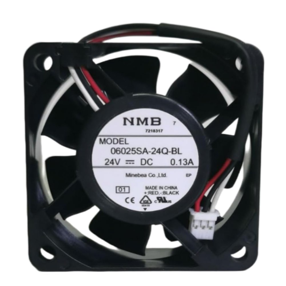 06025SA-24Q-BL 60MM 24V 0.13A 6CM 6025 60X60X25MM 3-Wire Cooling Fan