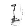 Mikinona Portable Phone Tripod Selfie Stick with Handheld Stabilizer Automatic Balance and One-Key Control Lightweight Black Mobile Holder for Stable Photography and Video Recording view 2