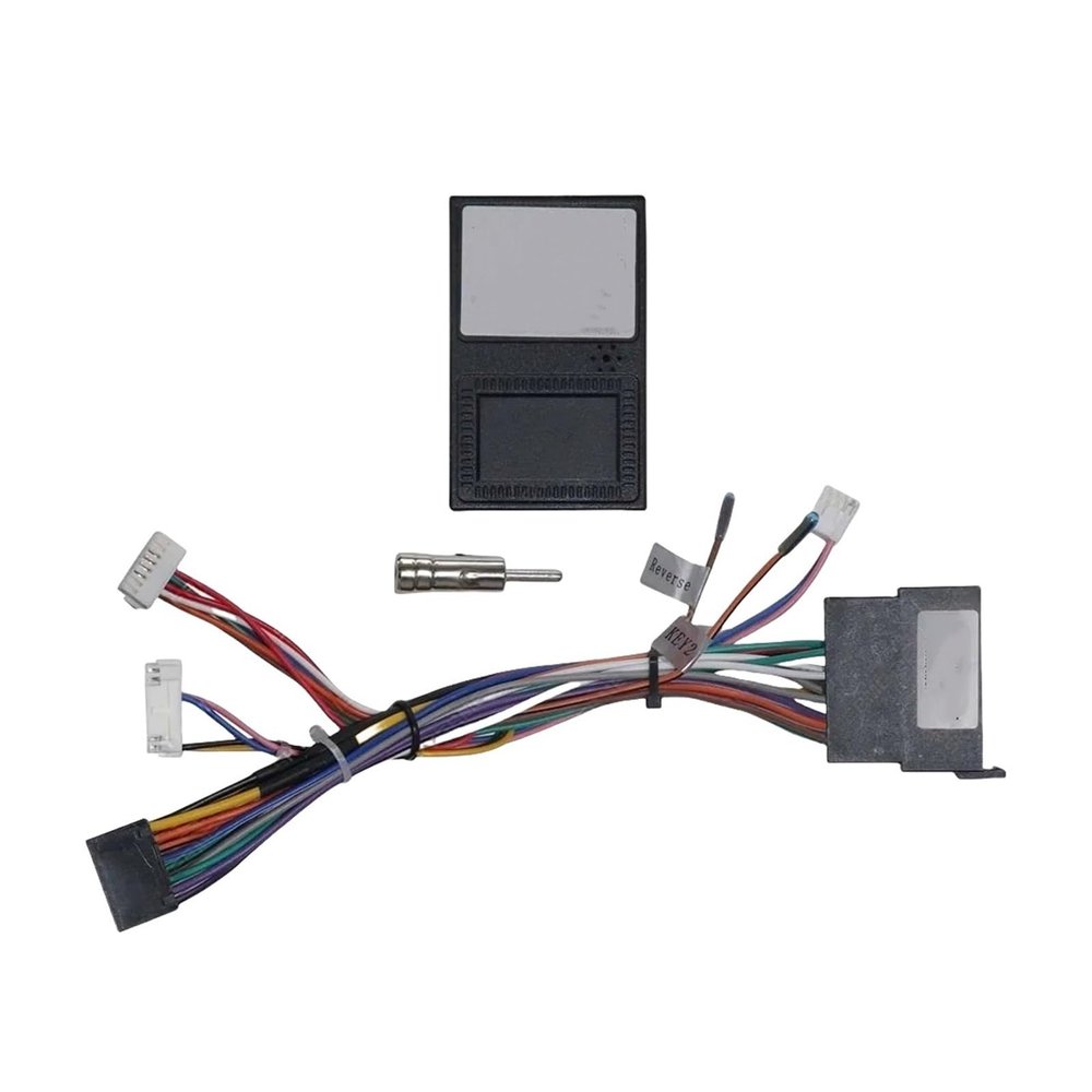 Car 16pin Wiring Harness Adapter Canbus Box Decoder Radio Power Cable Compatible for Renault Logan Sandero Duster Symbol RP5-RN-101(Full Set RZC)