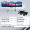 Glowdora Triple Screen Laptop Monitor Extender, 15.6" Fhd 1080p Portable Monitor with Aluminum Stand, 3 Display Laptop Extender Screen, Foldable Dual/Triple Setup for Multitasking view 4