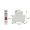 18MM 230V 50/60Hz RCBO 1P+N 6KA Residual Current Differential Automatic Circuit Breaker Over Current Leakage Protection(20A) view 2