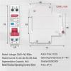 10pcs 16A 18MM Mini 230V 50/60Hz RCBO 1P+N 6KA Residual Current Differential Automatic Circuit Breaker Over Current Leakage Protection view 2