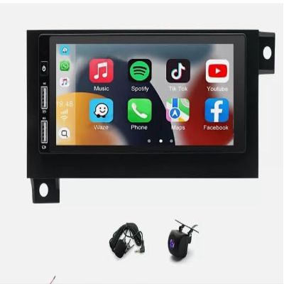 [4+64G] 5GWiFi Car Radio Stereo for Dodge Ram 1500/2500/3500,for Chrysler Sebring 1995-2000,6.86" Double Din Touch Screen GPSHead Unit with CarPlay & Android Auto,Bluetooth WiFi FM SWC + Camera MIC