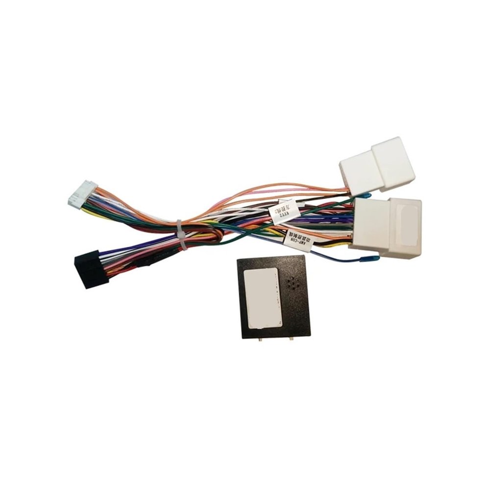 Car Radio Canbus Box Decoder Compatible for Mitsubishi Pajero V97 V73 V60 Outlan 16 Pin Wiring Harness Plug Power Cable