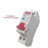 25A 18MM Mini 230V 50/60Hz RCBO 1P+N 6KA Residual Current Differential Automatic Circuit Breaker Over Current Leakage Protection view 4