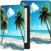 GFRGTFHYT Case for 6" Kindle (11th Generation, 2024/2022 Release) PU Leather Ultra Slim Adjustable Multi-Angle Smart Shell Cover with Auto Wake/Sleep for Kindle 2024/2022 11th Gen e-Reader,Beach Sea view 1
