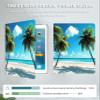 GFRGTFHYT Case for 6" Kindle (11th Generation, 2024/2022 Release) PU Leather Ultra Slim Adjustable Multi-Angle Smart Shell Cover with Auto Wake/Sleep for Kindle 2024/2022 11th Gen e-Reader,Beach Sea view 3