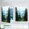 Case for 6.8" Kindle Paperwhite (11th Generation-2021) and Kindle Paperwhite Signature Edition Slim PU Leather Smart Cover with Auto Wake/Sleep for Kindle Paperwhite 2021 E-Reader,Forest Trees view 3