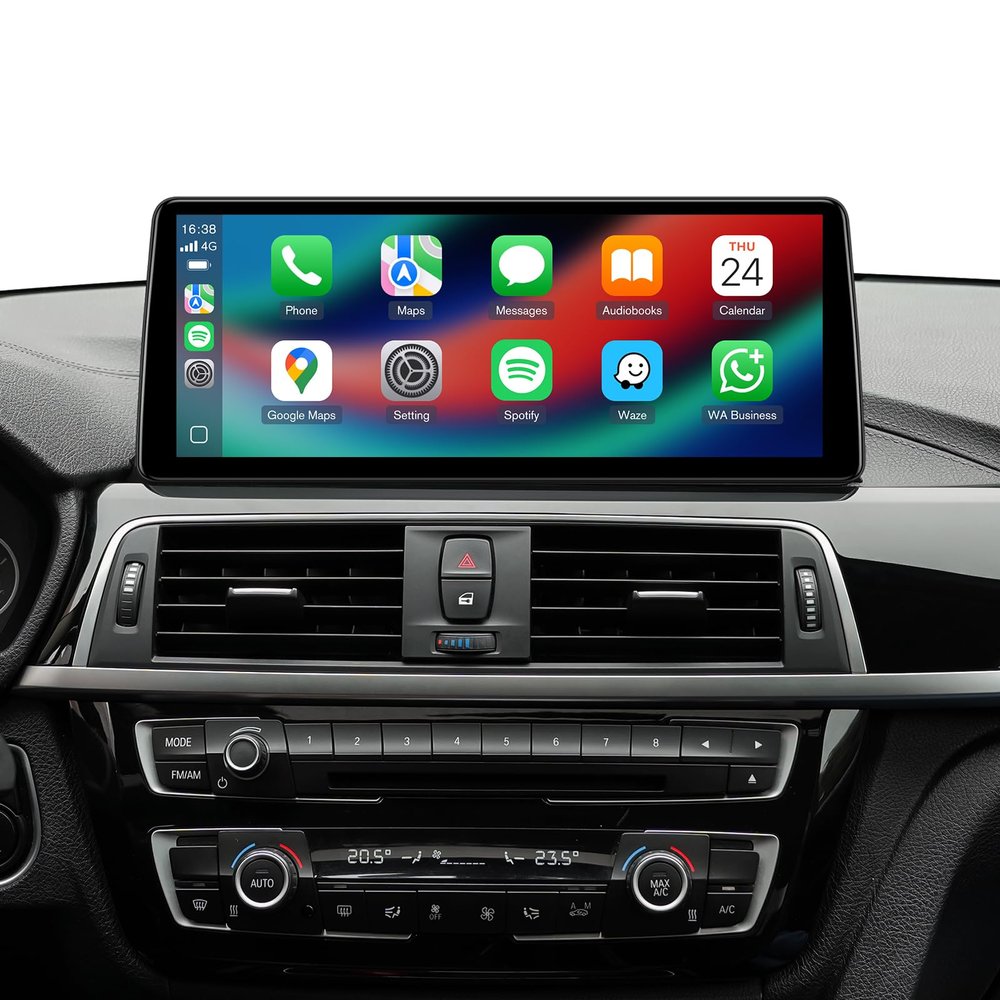 12.3" Car Stereo for BMW 3/4 Series F30 F31 F32 F34 F36 (2013-2016) NBT System-4G+64G Touch Screen Upgrade with Wireless CarPlay Android Auto, 2400x900 Display, Retains Factory iDrive & OEM Radio