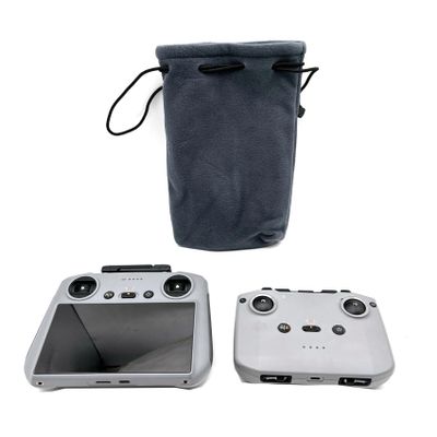 wtohoby Drone Control Case Thick Plush Storage Bag For DJI Mini 5 Pro Neo 2/1 Air 3S AIR 3 Mavic 3 Pro/3/3Classic MINI 4 3 Pro/2 SE /4K/ Flip Drone RC 2/1/RC-N3/N2/N1/N1C Controller Handbag Pouch