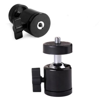 10pcs/lot Mini Ball Head 1/4-3/8" Screw Mount for Camera Tripod for SB800 SB900 580EX II vidicon Flash Excellent