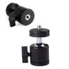 10pcs/lot Mini Ball Head 1/4-3/8" Screw Mount for Camera Tripod for SB800 SB900 580EX II vidicon Flash Excellent view 1