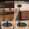 Speaker Stands for Sonos Era 100 SL, Era 100 & Era 300 - Height Adjustable Floor Stands 29.1''39'', Dual-Mount Base Design, Concealed Cable Management, 11 lbs Max Load, Pack of 2, Black view 4