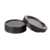 Camera Body Cap + Rear Lens Cap for Sony for Alpha NE Mi MD Le Pe Ol Mi M4/3 Fu C-Y M39 Camera Mount Excellent(No Logo for Al) view 3