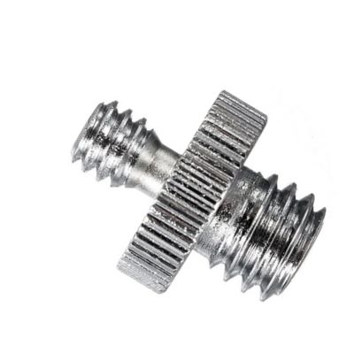 1pcs Camera Accessories 1/4" Male to 3/8" Male Threaded Metal Screw Adapter for Camera Tripod Stand DSLR SLR Accessories Excellent