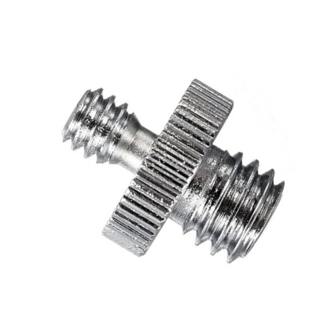 1pcs Camera Accessories 1/4" Male to 3/8" Male Threaded Metal Screw Adapter for Camera Tripod Stand DSLR SLR Accessories Excellent