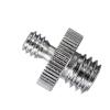 1pcs Camera Accessories 1/4" Male to 3/8" Male Threaded Metal Screw Adapter for Camera Tripod Stand DSLR SLR Accessories Excellent view 1