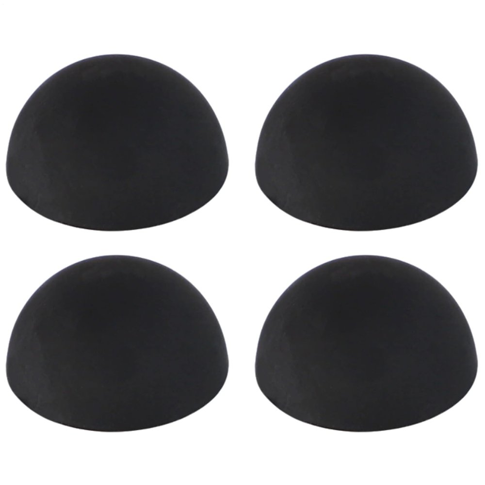 Adhesive Silicone Pads 0.78in Hemisphere Feet, 4-Pack, Audio Isolation | Record Player Turntable Anti-Vibration Pads for Electronics Music Equipment HiFi Stereo Home Studio Noise Reduction