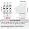 Photovoltaic DC SPD 2P/3P DC12V 24V 48V 10KA~20KA 20KA~40KA 40KA~60KA Surge Protector Protective Device Protection(3P,DC24V 10-20KA) view 2